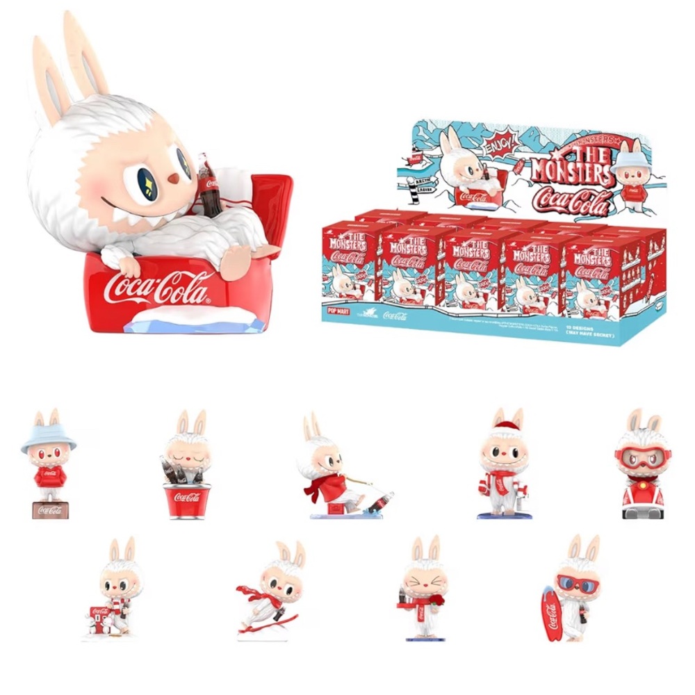 POP MART The Monsters Coca-Cola Series, 10PCs Blind Box Figures